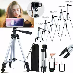 Universal Tripod Telescopic Mobile Camera Holder Stand For Apple iPhone 13 Pro . - Picture 1 of 38