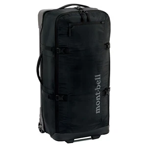 mont-bell Wheelie Duffle 90 Black Travel Bag with Handle Wheels Dial TS Lock New - Picture 1 of 7