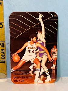 1977-78 University of Niagra Basketball Schedule EXMT 🔥 - Picture 1 of 2
