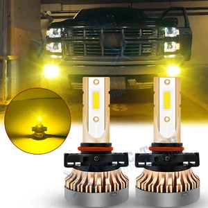 2X 5202 H16 bombilla antiniebla LED para Chevy Silverado 1500 2007-2018 amarillo dorado - Imagen 1 de 11