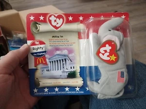 righty the elephant beanie baby 1996 - Picture 1 of 8