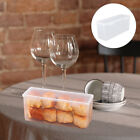  Bread Storage Box Fridge Fruit Container Plastic Food Clear Crisper