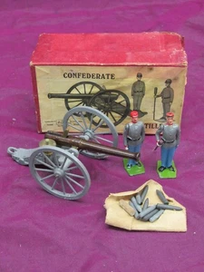 Cannone artiglieria confederata vintage BRITANNICI guerra civile americana 2058 con scatola - Foto 1 di 8