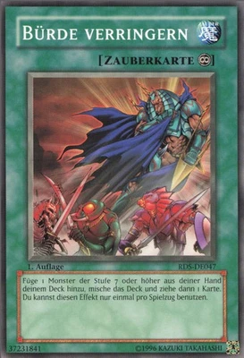 YuGiOh Bürde Verringern RDS-DE047 Common NM 1st - Bild 1 von 2