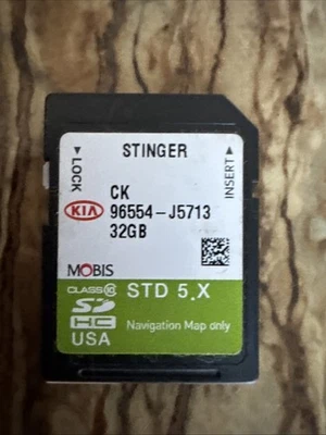 STINGER NAVIGATION SD CARD 96554-J5713 OEM - Image 1 of 2