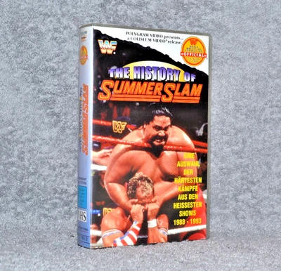 Deutschsprachige Wrestling VHS Kassette WWF The History of Summer Slam - Bild 1 von 3