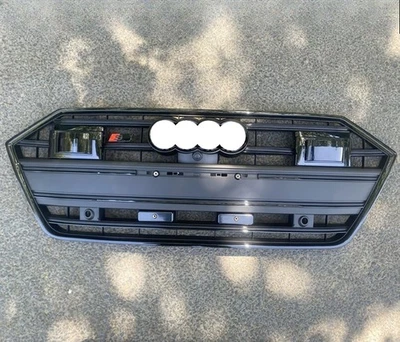 For Audi A7 S7 2019-2022 Style Front Bumper Black Radiator Grille Grill+ACC - Image 1 of 3