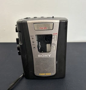 Sony TCM-459V Cassette Player Recorder Flat Mic Clear Voice Working - Picture 1 of 5