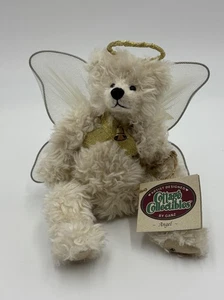Oso ángel Ganz Cottage coleccionables buen estado con etiqueta y alas originales - Imagen 1 de 8