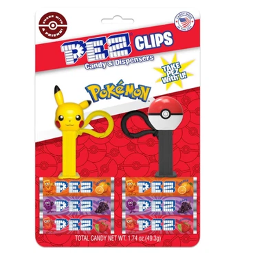 BRAND NEW SEALED Pokemon PEZ + six candies Pikachu Pokeball Anime Manga - Image 1 of 3