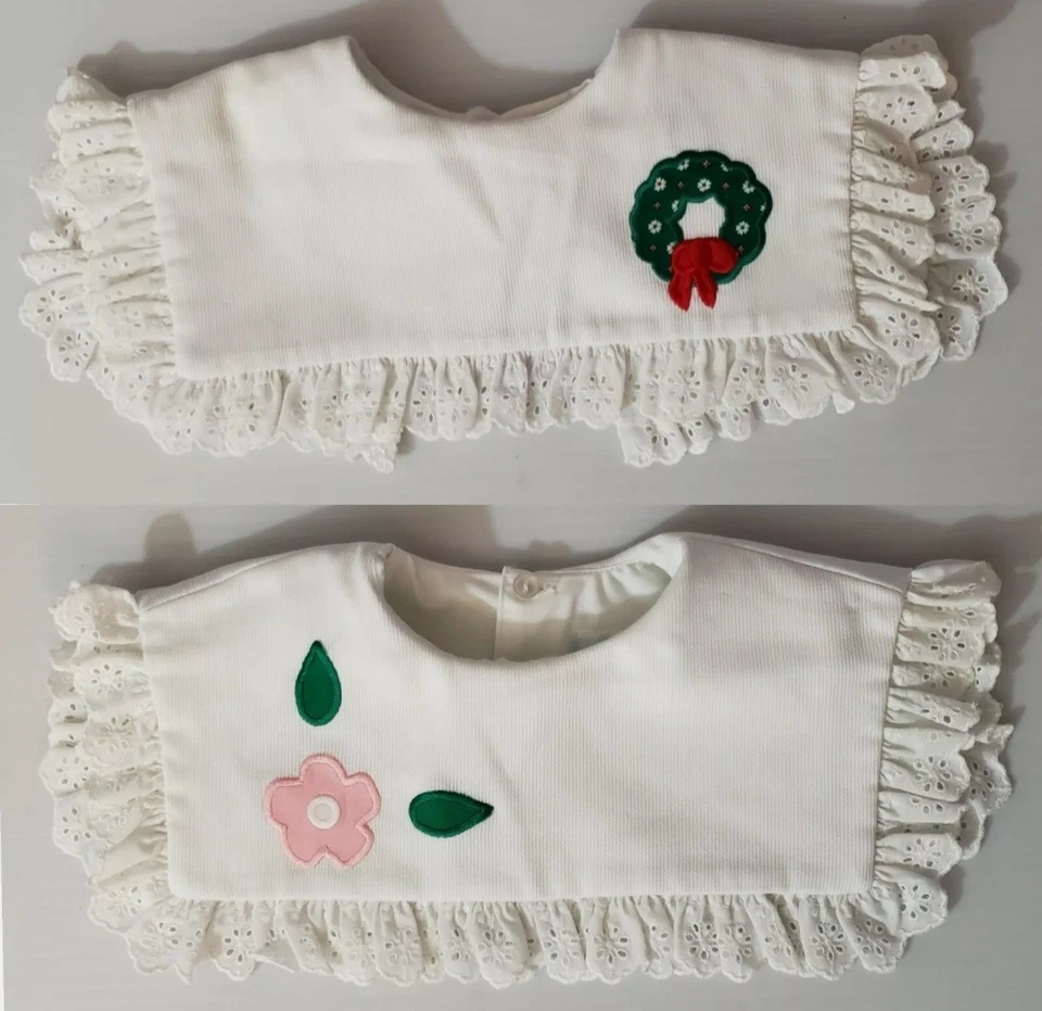 The Children's Hour By Jan Briggs Embroidered Reversible Holiday Dress Collar  - Image 1 of 4