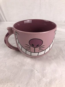 Disney Cheshire Cat Mug Alice In Wonderland Mad Here Quote Large Ceramic Cup - Picture 1 of 6