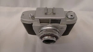 Agfa Silette macchina fotografica vintage 35 mm in custodia di pelle - Foto 1 di 15