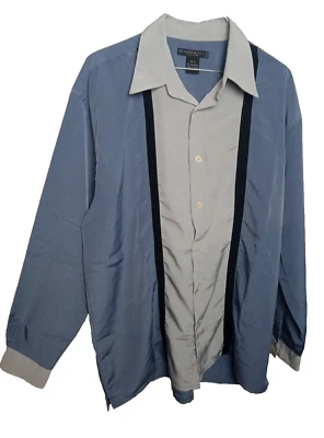 Domani Platinum Men's Long Sleeve Gray Black Size L - Image 1 of 4