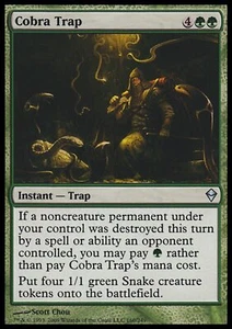 MTG: Cobra Trap -Zendikar - Magic Card - Picture 1 of 2