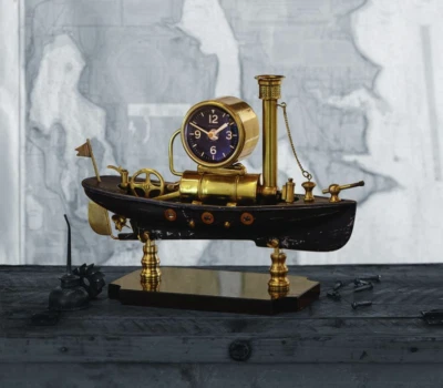 RELOJ DE MESA DE BARCO Pendulux Inspirado en Colección REVOLUCIÓN INDUSTRIAL Nuevo COMO NUEVO Foto 1 de 4