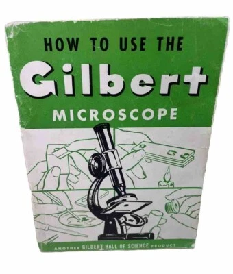 Folleto de microscopio Gilbert vintage cómo usar Foto 1 de 4
