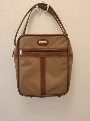 Vintage Samsonite Special Edition Carry On Messenger Shoulder Bag Tote Brown - Image 1 of 4