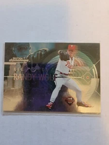 SkyBox Dominion New Era 2000 #N12 Randy Wolf Philadelphia Phillies inserto casi nuevo - Imagen 1 de 1