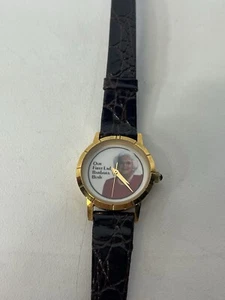 Vintage Our First Lady Barbara Bush Wristwatch With Size 12 Band Collectors Rare - Picture 1 of 4