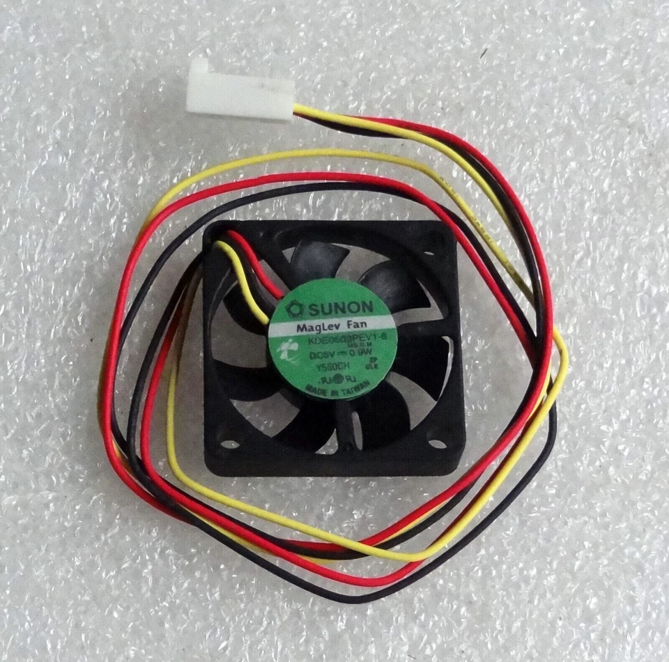 Sunon 30mm x 6mm Slim MagLev Fan 5V DC 3 Pin KDE0503PEV1-8 Made In Taiwan - Image 1 of 1