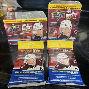 20-21 upperdeck hockey extended series blaster boxes & fat packs lot - Picture 1 of 1