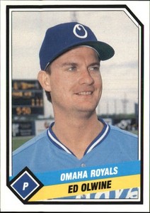 1989 Omaha Royals CMC #8 Ed Olwine