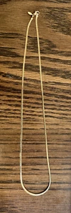 14KGE LIND Flat Necklace...10" Long... - Picture 1 of 3