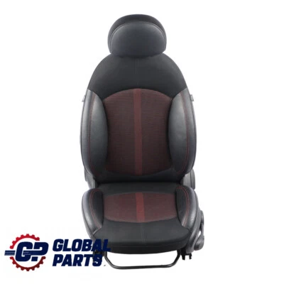 Asiento Delantero MINI R60 Izquierda Sport Cloth Cuero Parallel Lines Rojo - Imagen 1 de 4