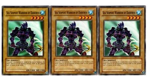 Yugioh - 3X Serpiente Marina Guerrero de la Oscuridad - Común - Ilimitado - COI-059 - Casi Nuevo - Imagen 1 de 1