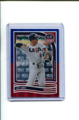 2024 Panini Stars and Stripes 18U Team Red White Blue America Coy James 1/13 - Image 1 of 2