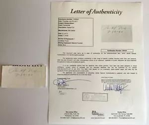 Richard Nixon firmato taglio presidente JSA COA autografo datato Watergate repubblicano - Foto 1 di 4