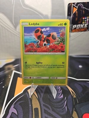 Pokémon TCG Ledyba Burning Shadows 9/147 Regular Common - Image 1 of 2