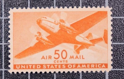 Scott C31 - 50 Cents Cargo Plane - MNH - PSE Cert 95 - SCV - $50.00 - Image 1 of 3