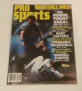 Pro Sports MLB Baseball Magazin - Robin Yount Milwaukee Brewers - Mai 1983 - Bild 1 von 3