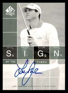 2002 SP Authentic Sign of the Times #LJ Lee Janzen Auto (ref 13346) - Picture 1 of 2