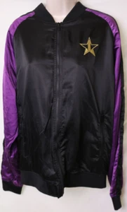 Jeffree Star Fashion Black And Purple Bomber Jacket Size XL - Picture 1 of 3