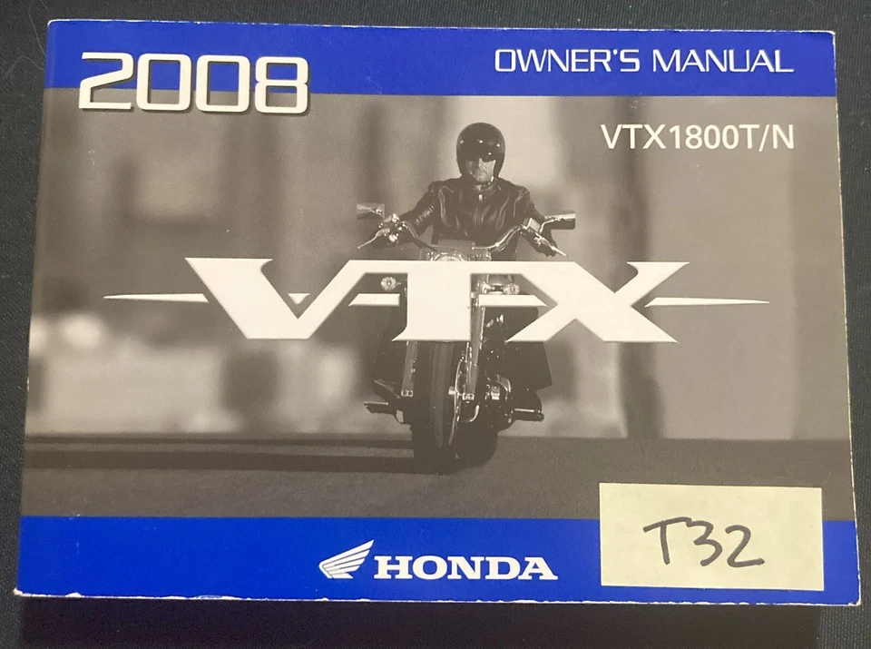 OEM HONDA 2008 VTX VTX1800T/N VTX1800T / N OWNERS MANUAL - Image 1 of 1