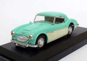 Vitesse 1/43 Scale L075B - 1959 Austin Healey 100-Six - Turquoise/White - Picture 1 of 4