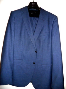 HUGO BOSS Quality Fabric by DRAGO Lanificio Italy Suit Size UK46R"EUR/IT 56R"W40 - Picture 1 of 14