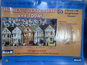 Homes Of Yesterday And Today 1:48 Gingerbread Steiner House 300-3 Model NIP - Picture 1 of 10