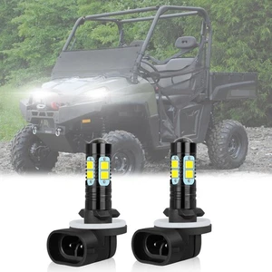 2x Lampadine LED per fari 36W 6000K per Polaris Ranger XP 700 XP 800 XP 900 XP 570 - Foto 1 di 6