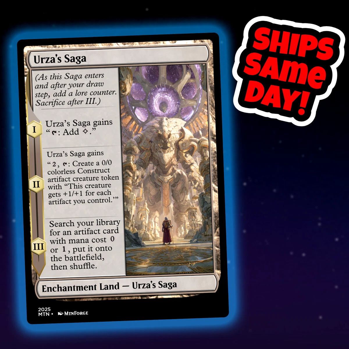 MTG マジックザギャザリング 英語版 URZA'S SAGA ウルザの物語（Urza's Saga） 英語版 4枚セット ウルザの物語（Urza's