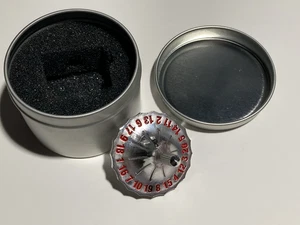 CZYY Spin Top Dice | Metal Spinning Top Dice, TTRPG | D20 | Black | Open Box/NEW - Picture 1 of 5