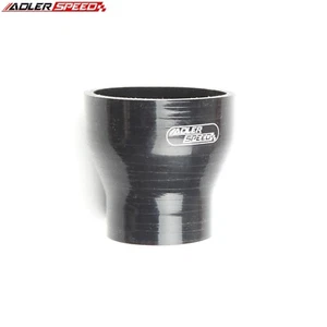 3" To 2.25'' ID Straight Reducer Turbo Silicone Hose Coupler Pipe Black US SHIP  - Bild 1 von 7