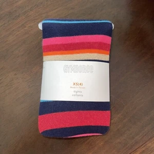 Gymboree Girl Tights XS - Multi Colored Stripes - Retail Price $16.50 - Picture 1 of 1