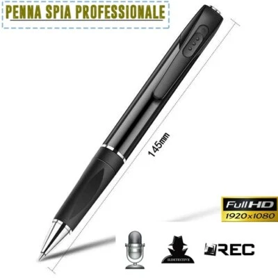 Micro Telecamera  penna Mini Microcamera Spy HD 1080P Penna microcamera mini - Immagine 1 di 4