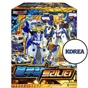 Metal Card Bot S Blue Cop Trinity Robot Toy Boy Transformer Korea Car - Picture 1 of 7