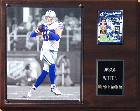 Jason Witten Dallas Cowboys 12x15 Player Plaque Cover
