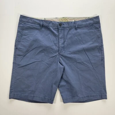 Shorts chino masculino Tommy Bahama frente plana roubo algodão elastano elástico 40/10" - Imagem 1 de 4